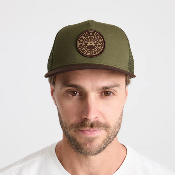 Station Trucker Snapback Hat - Dark Military