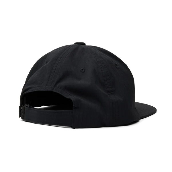 Mathis 5 Panel Strap Back Hat - Chaos Black