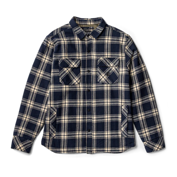 Backwoods Overshirt Jacket Flannel - Navy