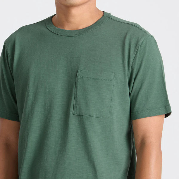 Well Worn Organic Short Sleeve Shirt - Slate Green
