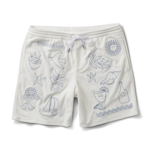 Grotto Shorts 17" - Costa White