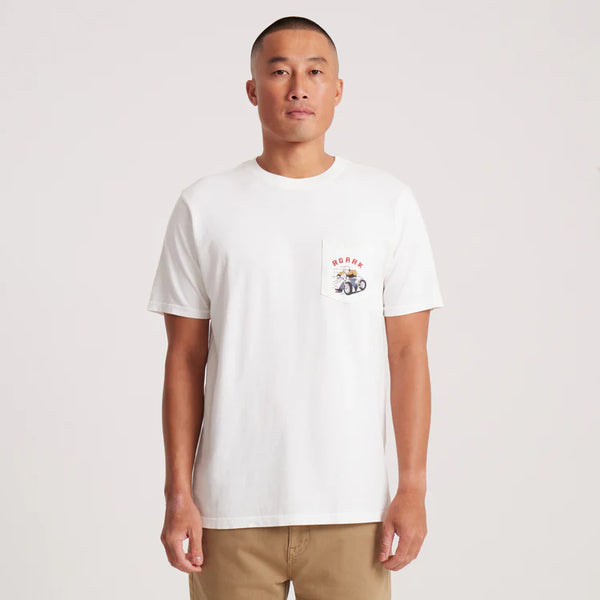 Moto Pocket Premium Tee - Off White