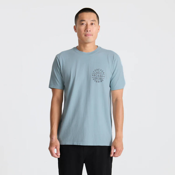 Stamp Premium Tee - Dusty Blue