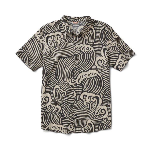 Bless Up Breathable Stretch Shirt - Black Wave
