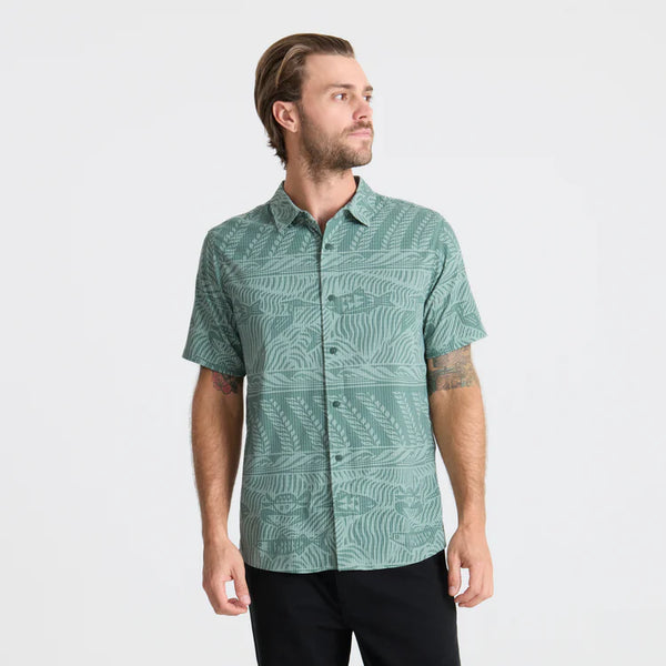 Bless Up Breathable Stretch Shirt - Slate Green