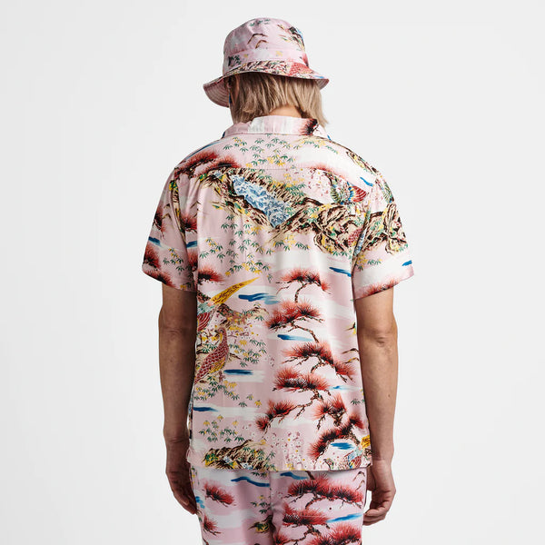 Gonzo Camp Collar Shirt - Aloha From Japan Pink Cherry Blossom