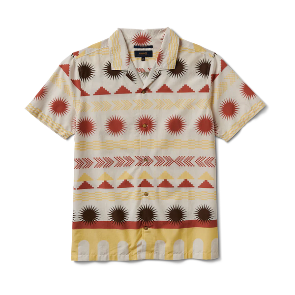 Gonzo Woven Camp Collar Shirt - Almond Paste