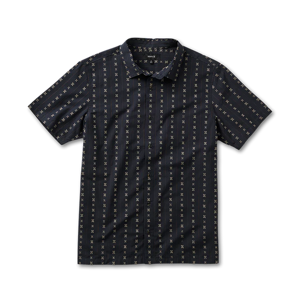 Gonzo SS Button Up Shirt - Dark Navy