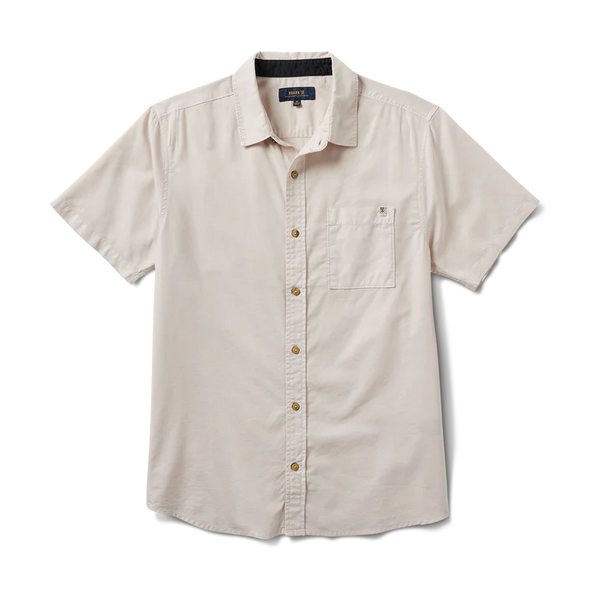Made to Fade SS Button Up Shirt - Washed Bone