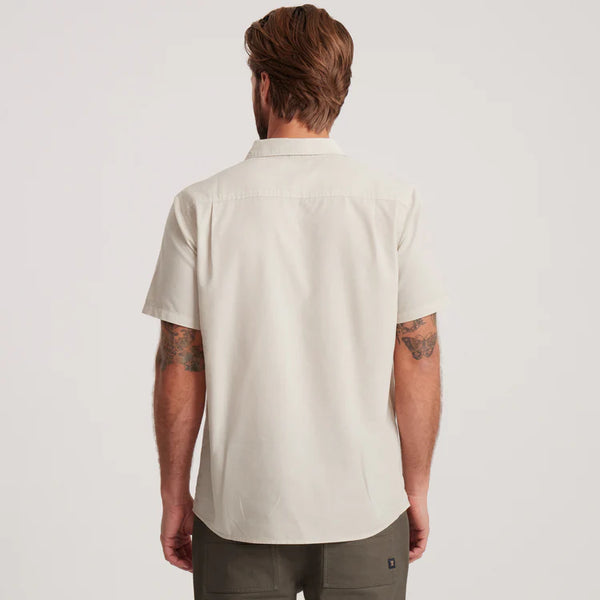 Made to Fade SS Button Up Shirt - Washed Bone