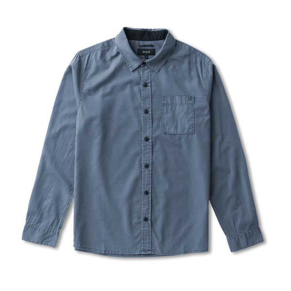 Made to Fade LS Button Up Shirt - Washed Slate