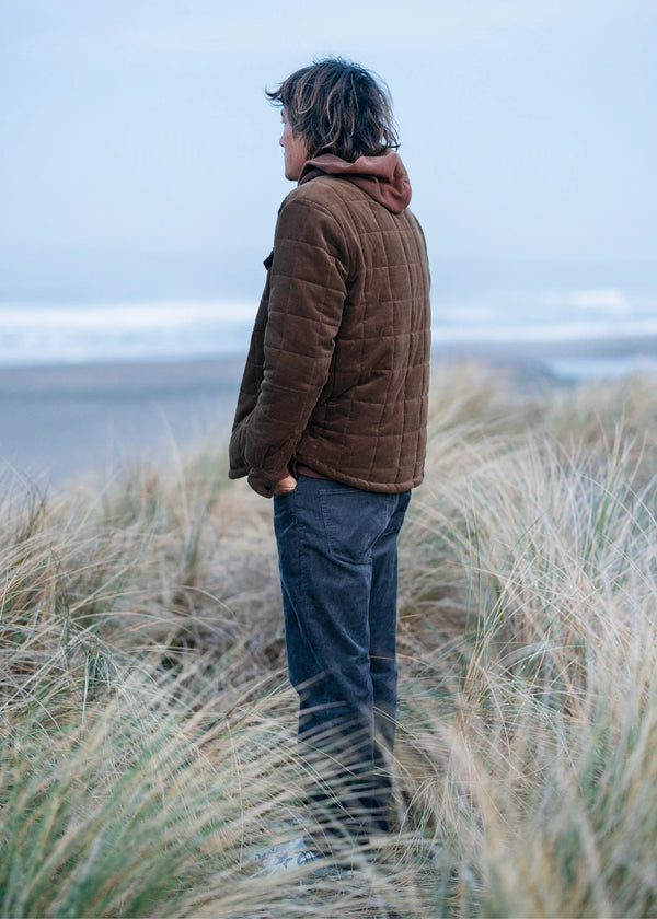 Cronkite Organic Cord Jacket - Dark Earth