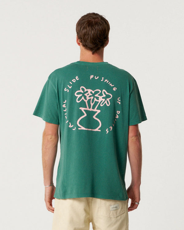 Daisy Tee - Dusty Green