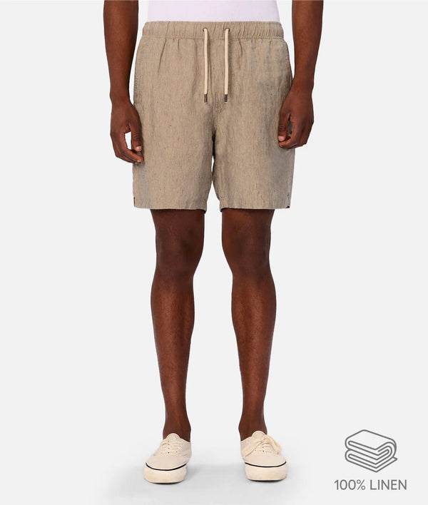 The Summerland Short - Taupe/Navy