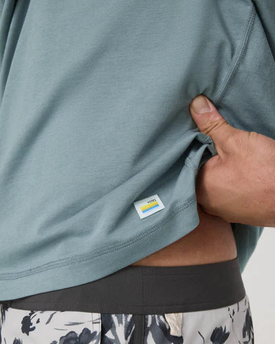 Tuvalu Tee - Misty Blue