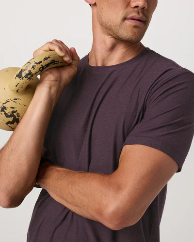 Strato Tech Tee - Raisin Heather