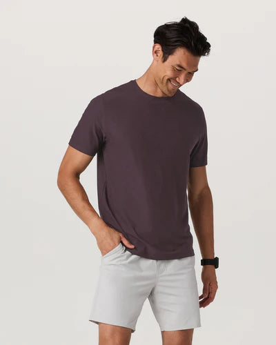 Strato Tech Tee - Raisin Heather