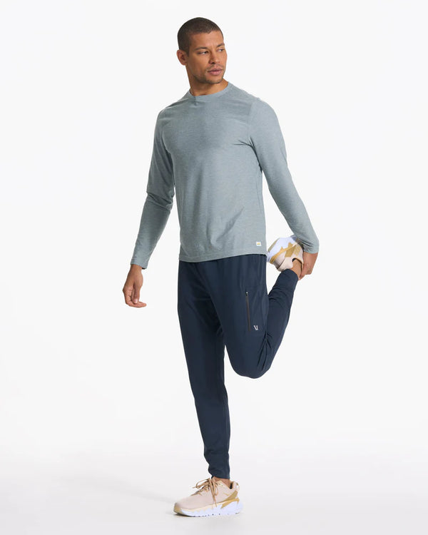 Long Sleeve Strato Tech Tee - Stormy Heather