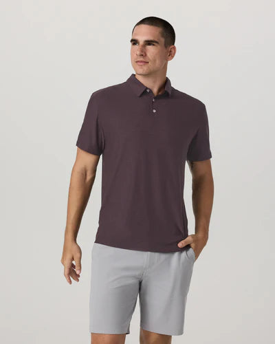 Strato Tech Polo - Raisin Heather
