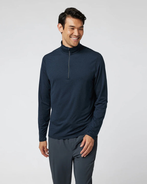 Ease Performance Half Zip - Ink Heather