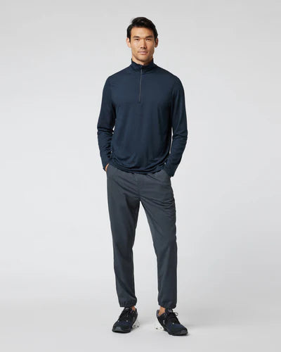 Ease Performance Half Zip - Ink Heather