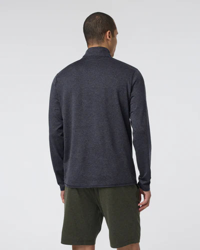 Ponto Half Zip Mock Neck - Charcoal Heather