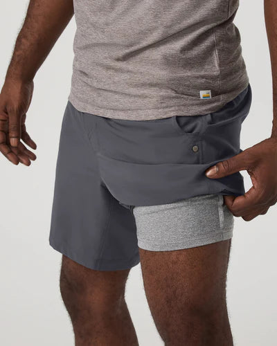 Kore Short Lined 7" - Charcoal