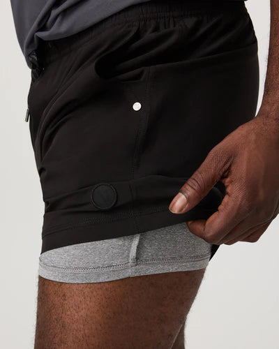Kore Short Lined 5" - Black Tonal