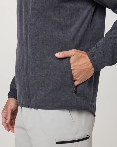 Outdoor Trainer Shell - Moonlight Linen Texture