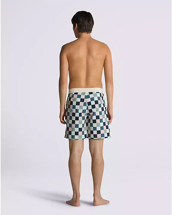 The Daily Check Boardshort - Antique White