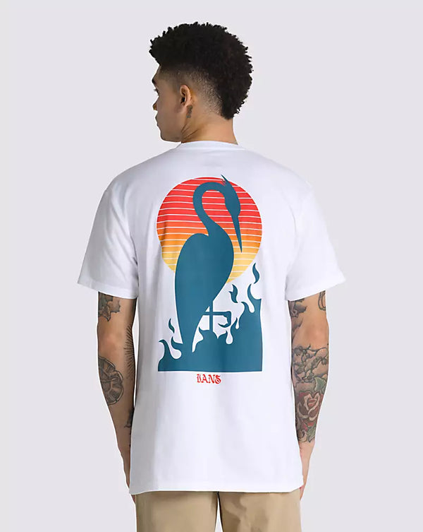 Angry Crane T-Shirt - White