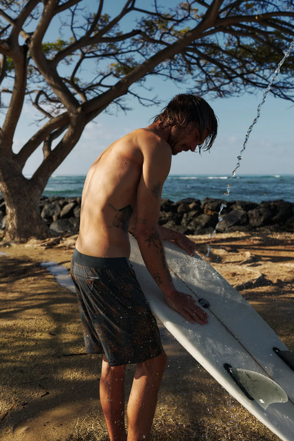 OTG Habitat Surf Trunk - Black Wash