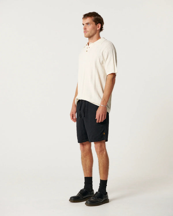 Cruiser Linen Short - Black