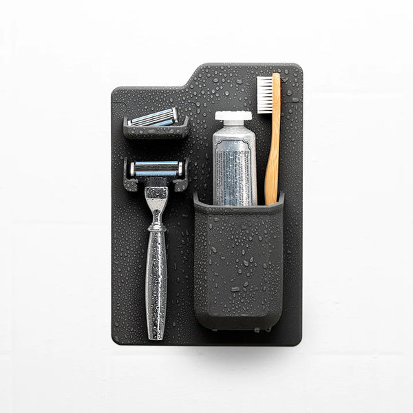 The Harvey Toothbrush and Razor Holder - Charcoal