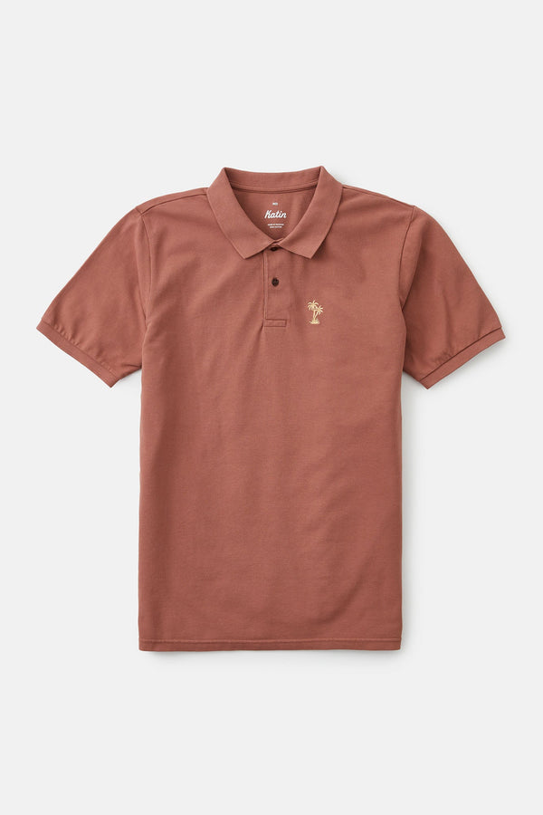 Palm Polo - Dark Clay