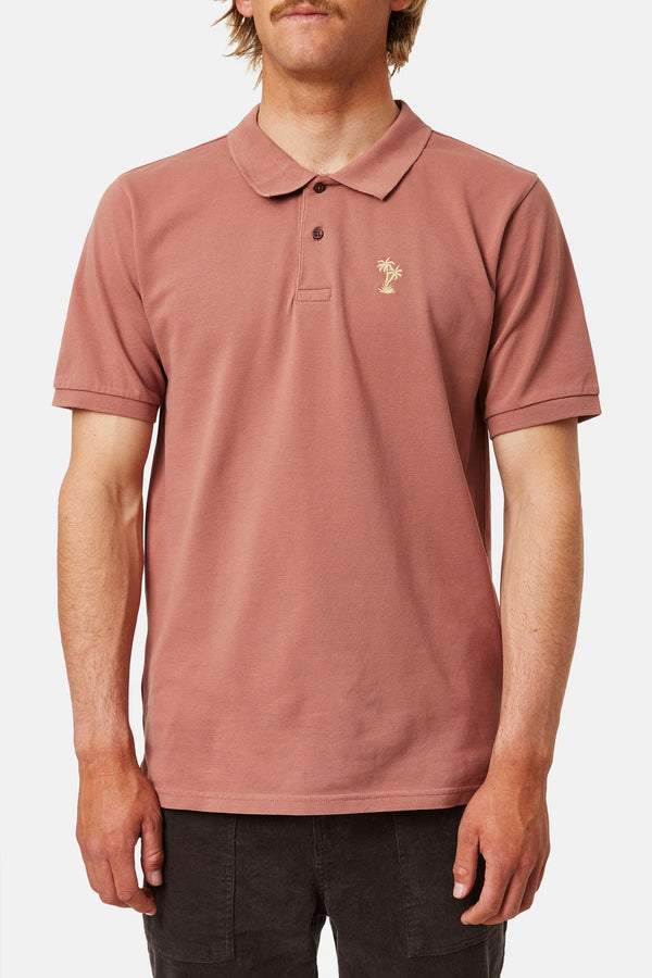 Palm Polo - Dark Clay