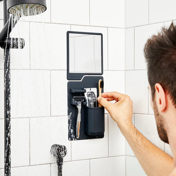 The Harvey Toothbrush and Razor Holder - Charcoal