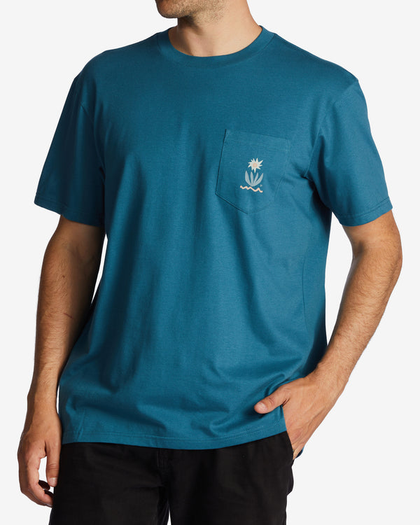 Troppo Pocket T-Shirt - Blue Lagoon
